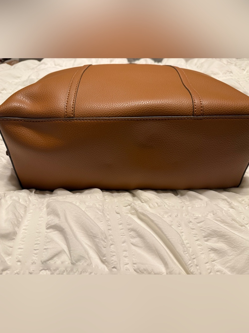 Tory Burch Perry Tripe Compartment 👜 Tote - Picture 5 of 8